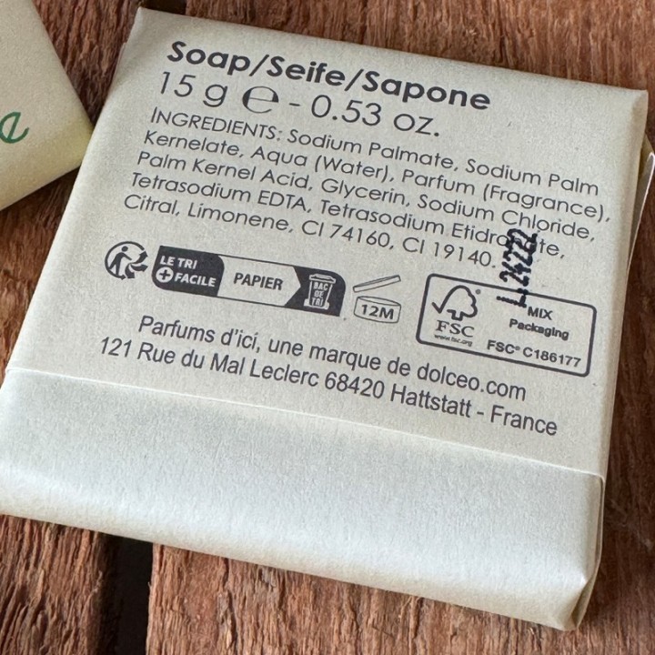 Savon végétal verveine