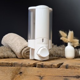 Distributeur de savon blanc