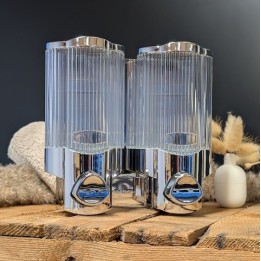 Distributeur de savon double