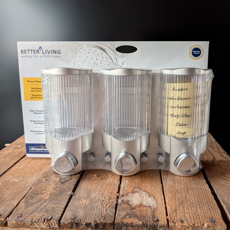 Distributeur de savon triple